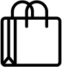 Shopping bag icon